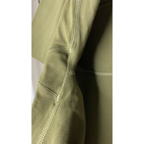 TNA TnAction Women's XS Ankle Leggings Olive Green 25" Active Yoga Athleisure - Picture 3 of 6